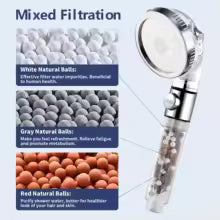 Mineral Balls, Filtered Shower Head